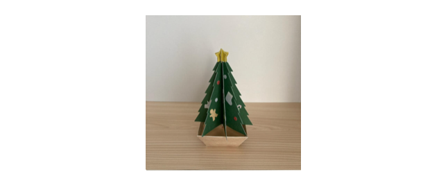 Paper craft(クリスマスツリー)キットをご紹介します