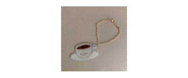 バッグチャーム(コーヒーカップ/クロワッサン)をご紹介します