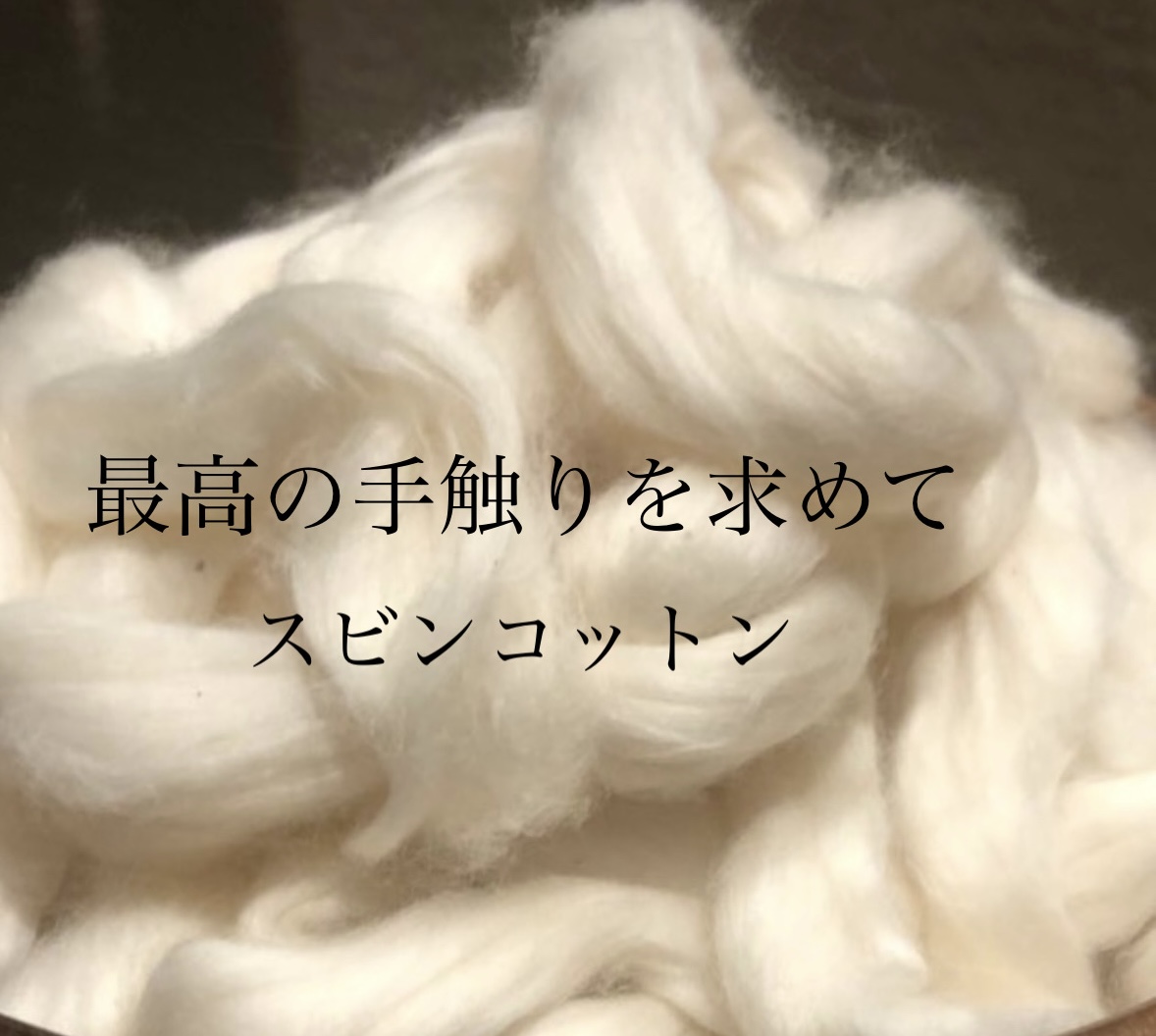 最高の手触りを求めてースビンコットン