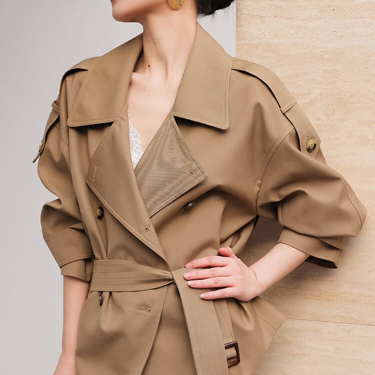 春は軽いアウターから。 整う春コーデ3選