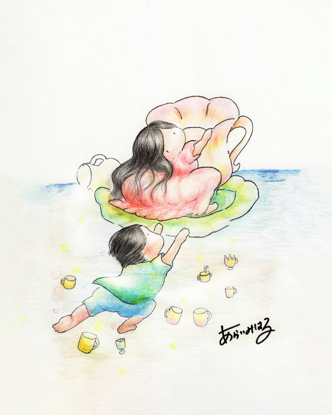 現実の速度/イラストエッセイ（カップの１０）