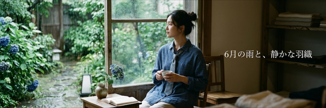 雨音を聴くための、ささやかな佇まい