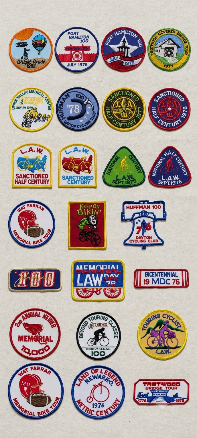 ​【70s-90s USA】自転車＆サイクリングのヴィンテージパッチ
