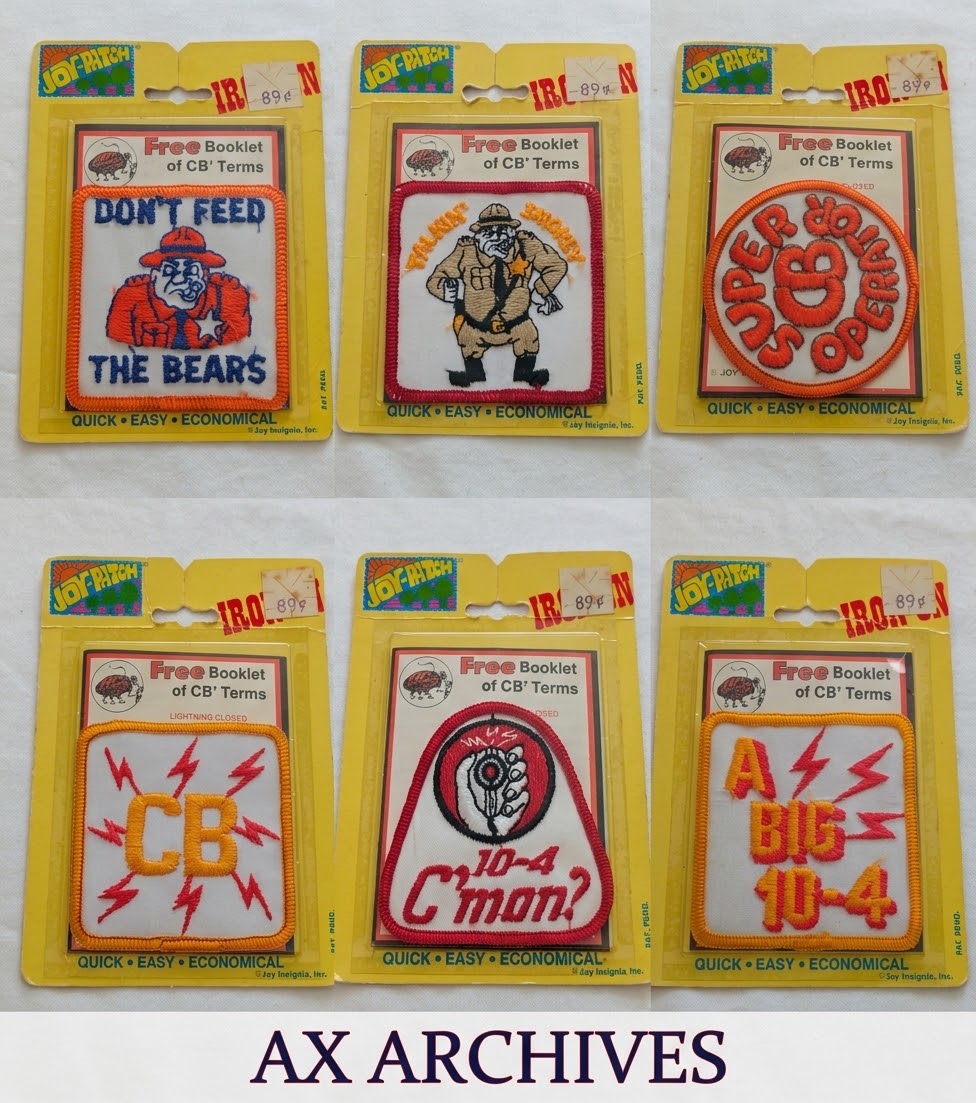 【70s80s】米カルチャー！Joy Insignia社製「JOY-PATCH」CB無線ワッペン