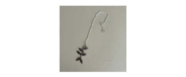 Vine plant(ピアス)と同じデザインのネックレスができました