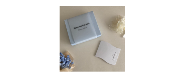 新しいオリジナルデザインのメッセージカード付きボックスができました