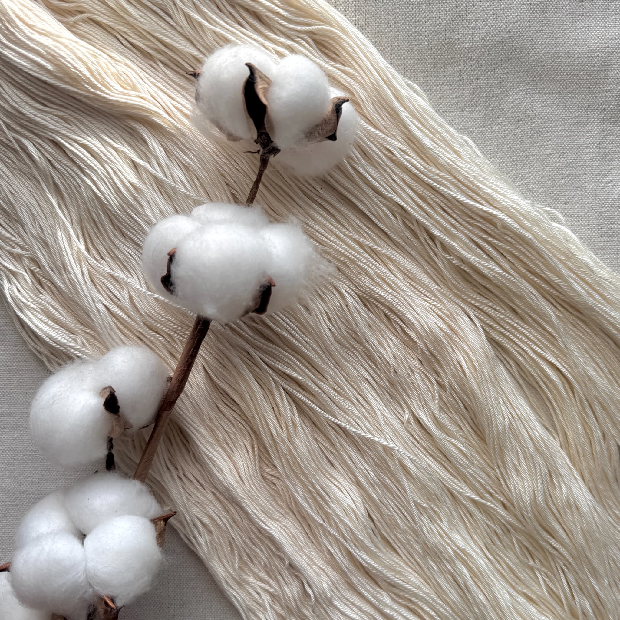 コットン100%手染め糸