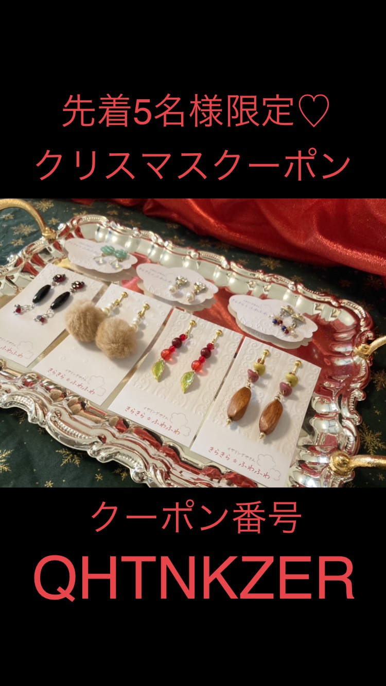 先着5名様限定♡クリスマスクーポン