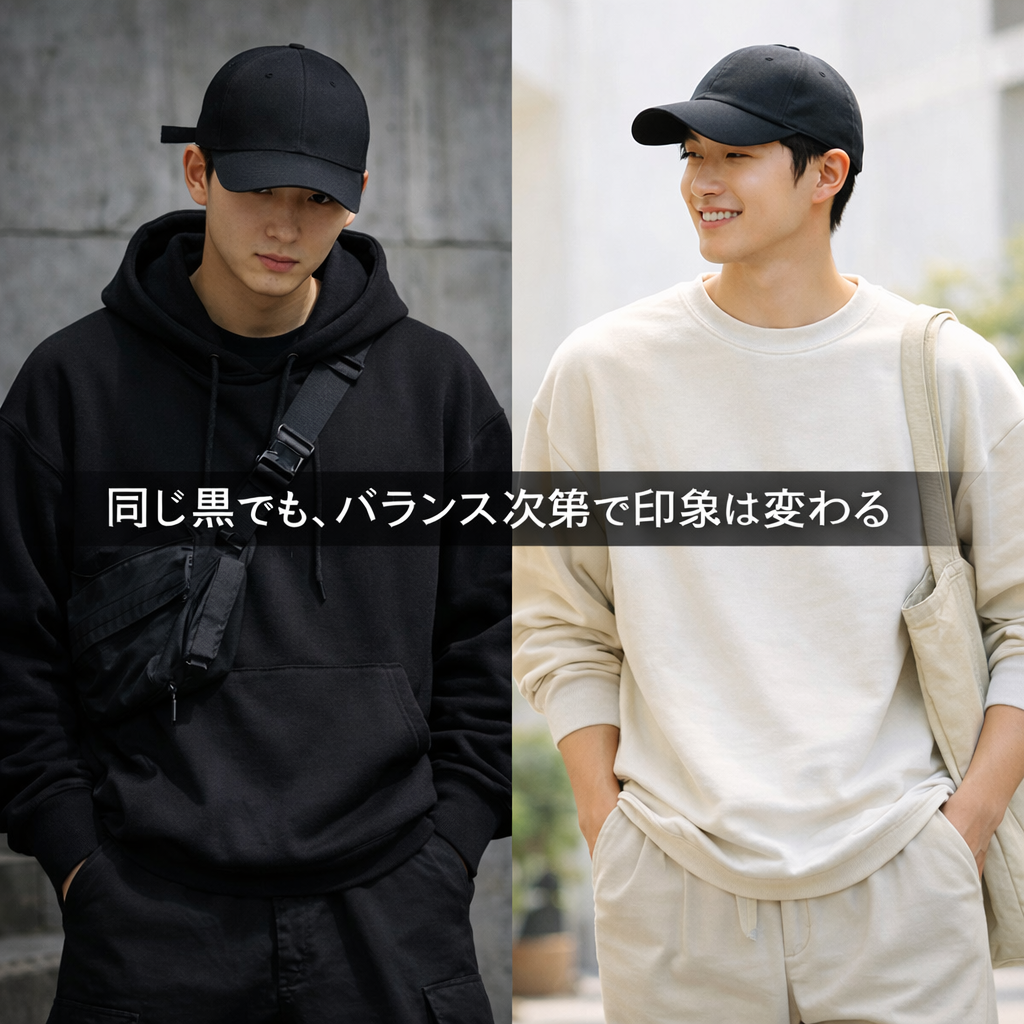 黒キャップは重い?
