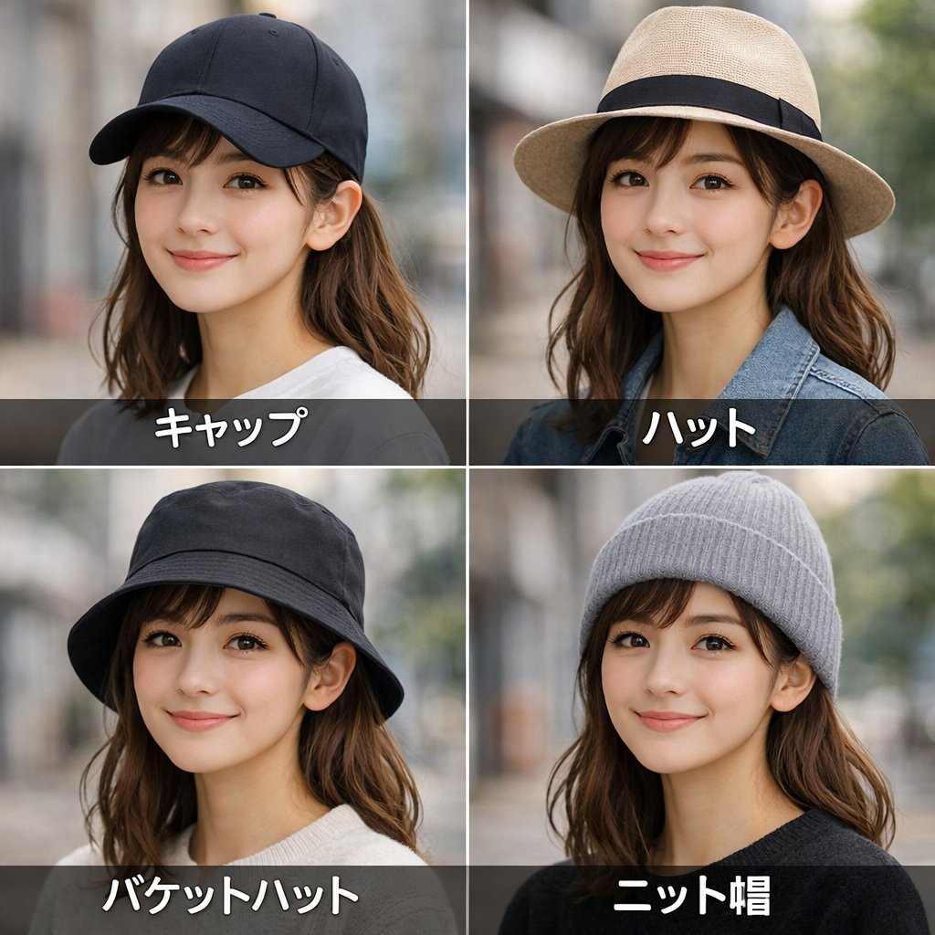 帽子にはどんな種類がある?