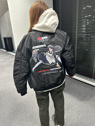 秋冬にピッタリのRodeline(ロデリーヌ)™公式 MA-1ジャケット登場