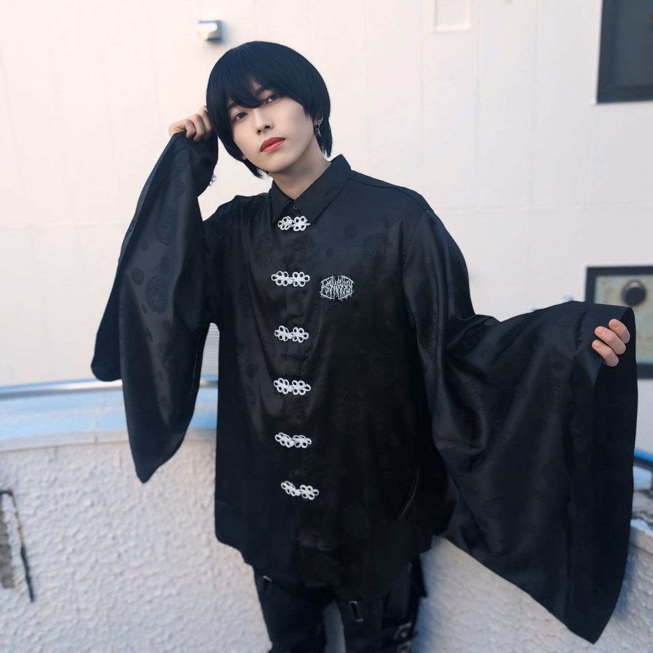 ここからの季節最適！振袖チャイナシャツ👔