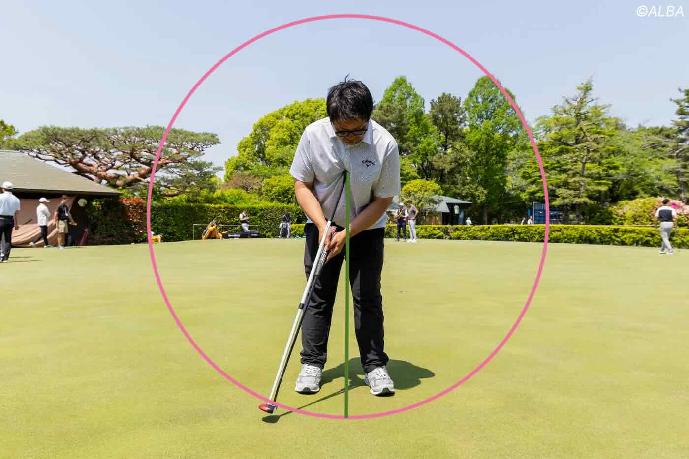 パターが真っ直ぐ打てない理由｜ローテーションと半径の関係
