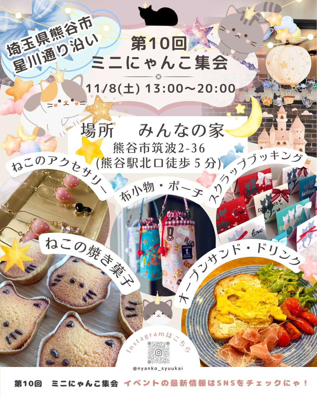 11/8(土)第10回　ミニにゃんこ集会