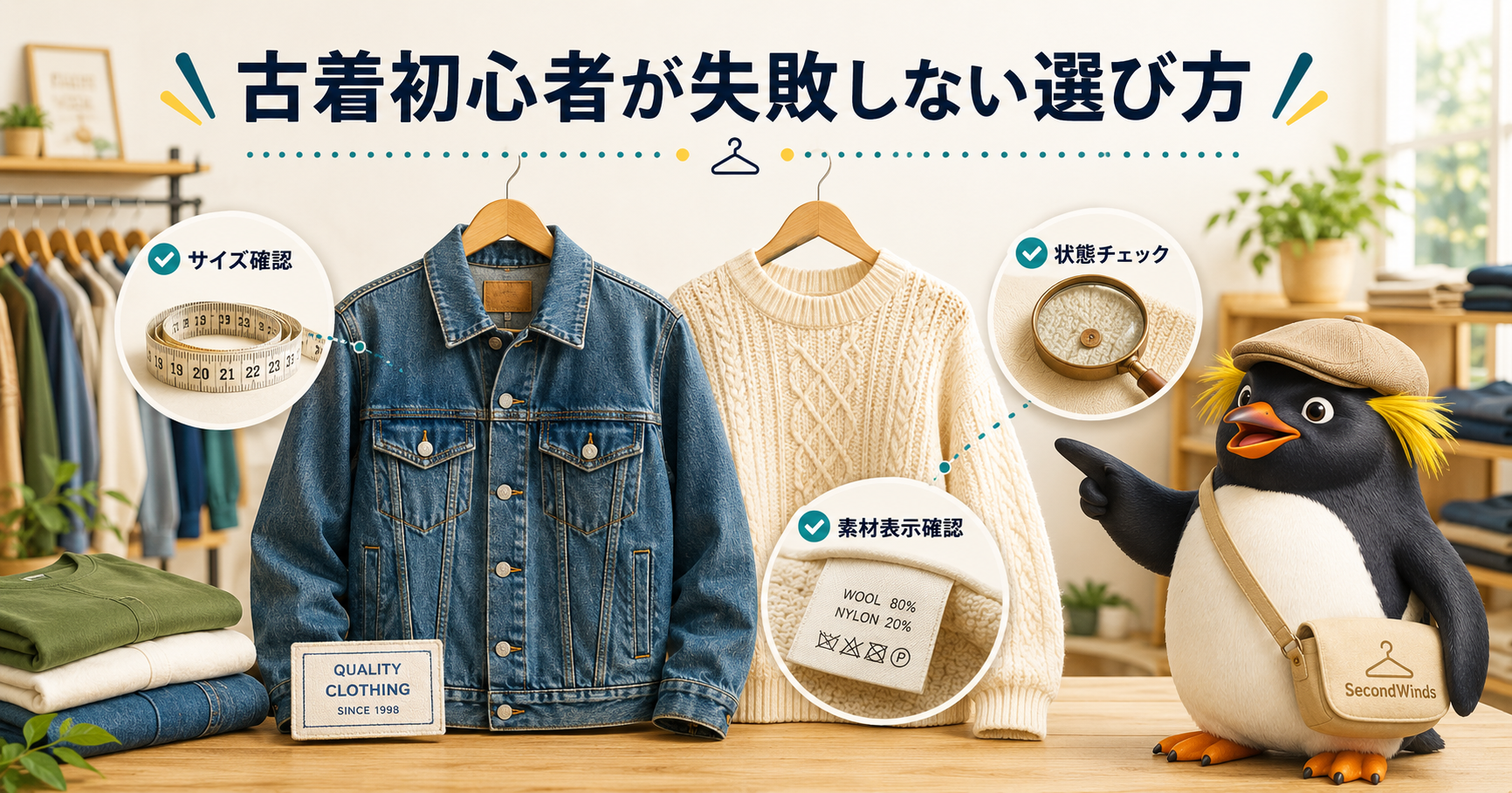 古着初心者が失敗しない選び方