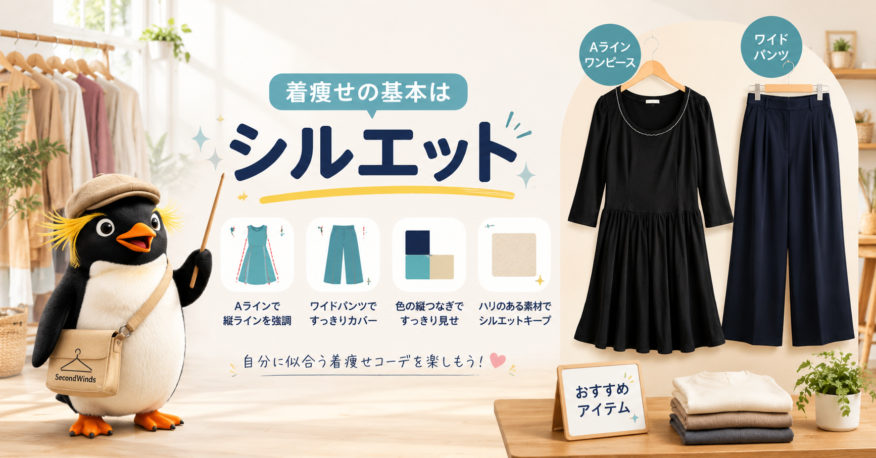 着痩せする服の選び方