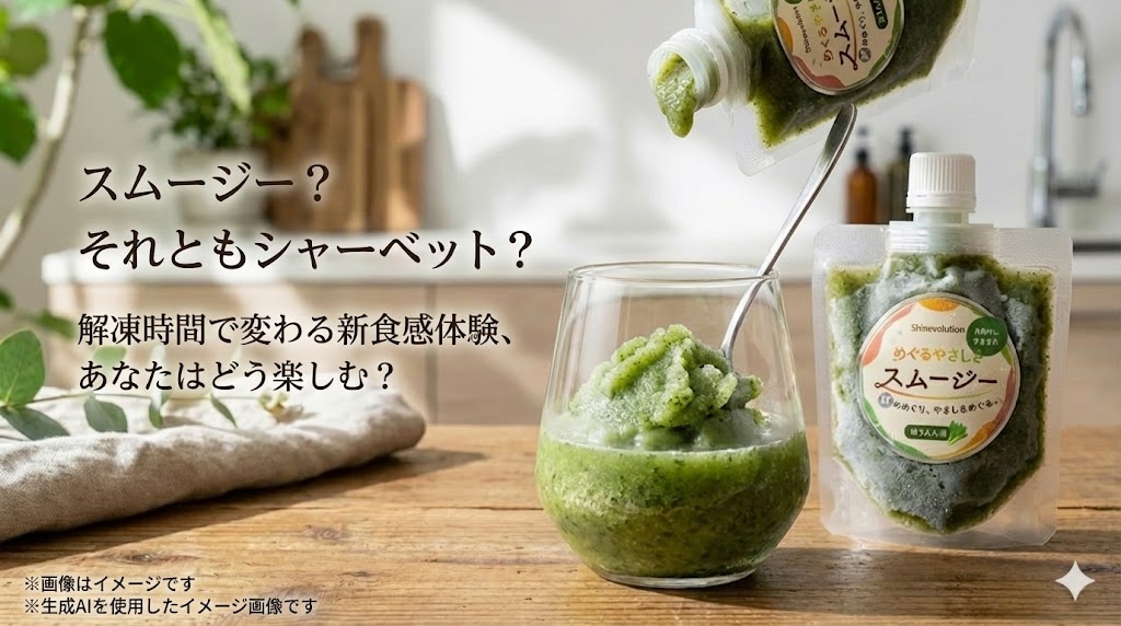 【限定66セット】「食べる」スムージー？水一滴も使わない濃厚さの秘密