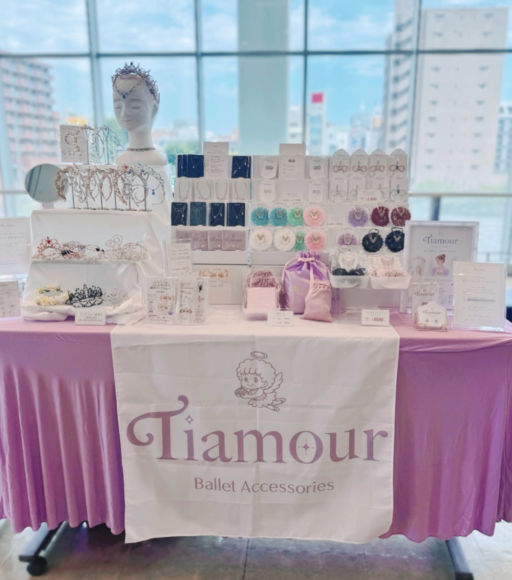 Tíamour初の出店販売が終了しました｜バレエティアラ・バレエアクセサリー
