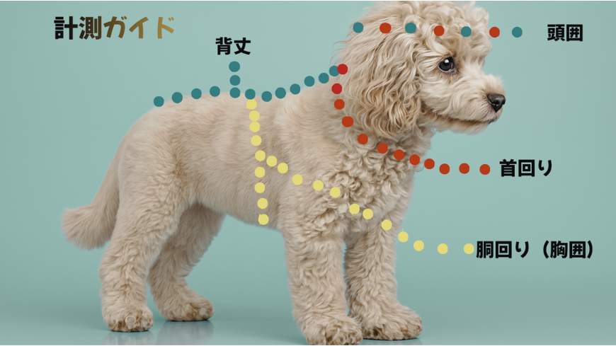 🐾わんちゃんのサイズ計測