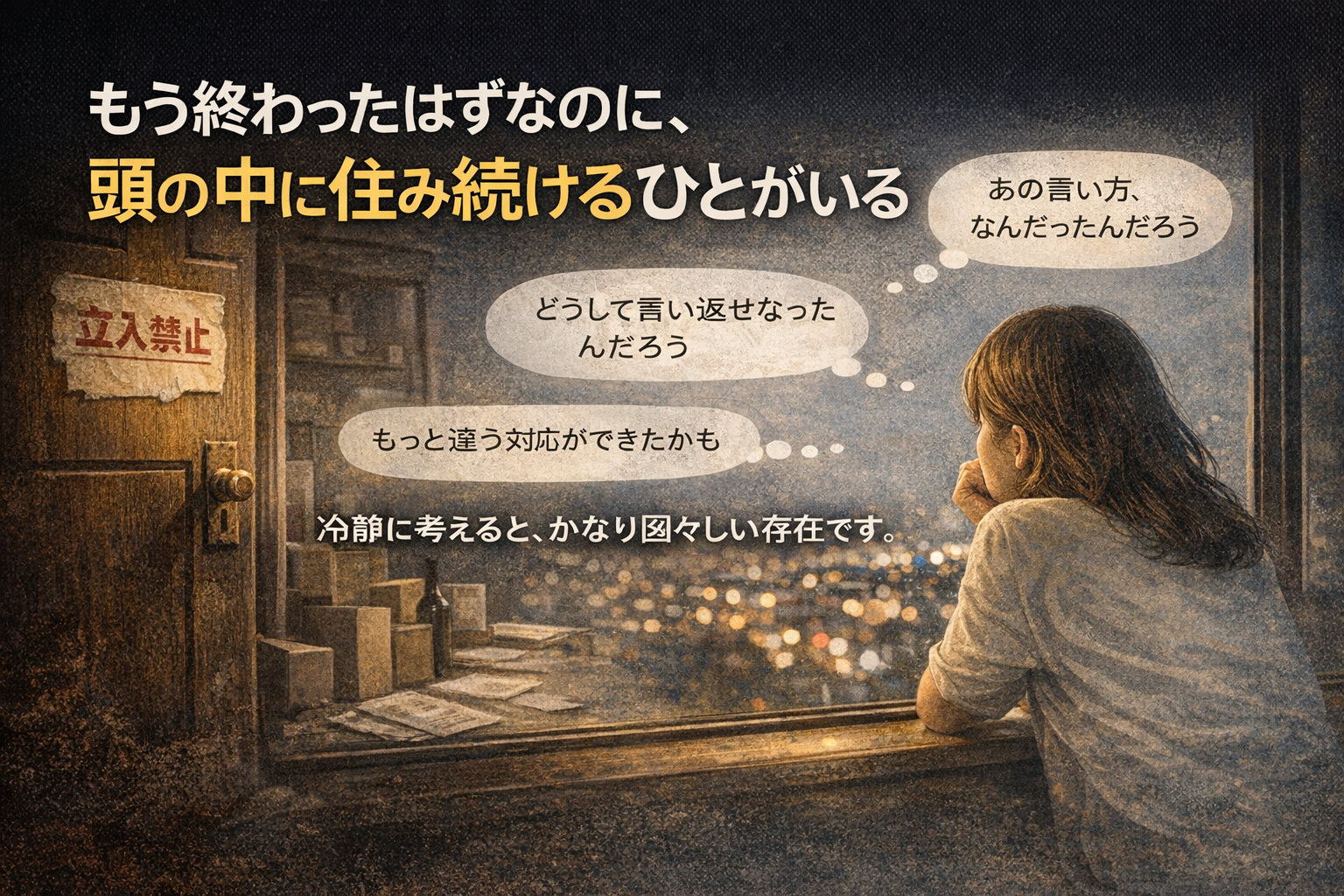 もう終わったはずなのに、頭の中に残り続ける人がいるあなたへ