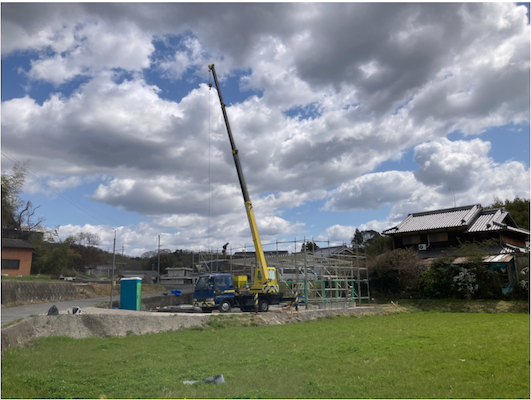 農業用倉庫〜田植え