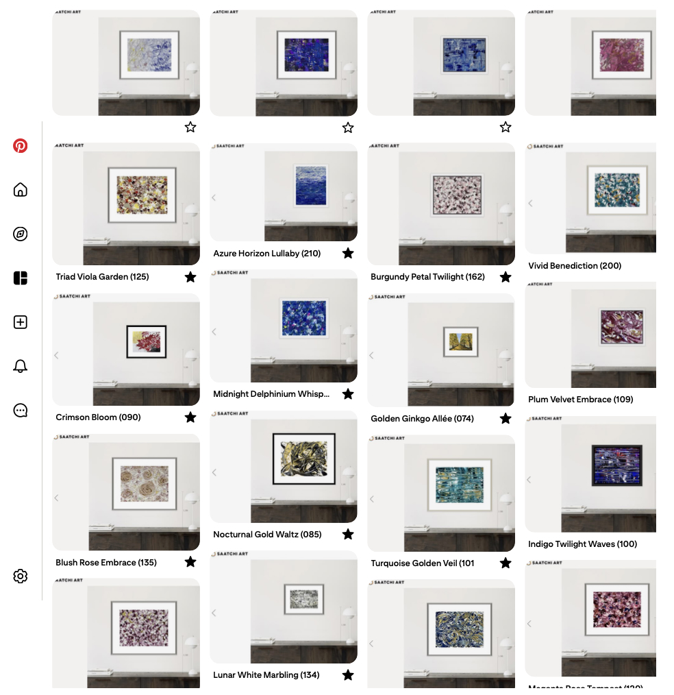 Pinterestボード：My Favorite Prints (Etoupe Abstracts)