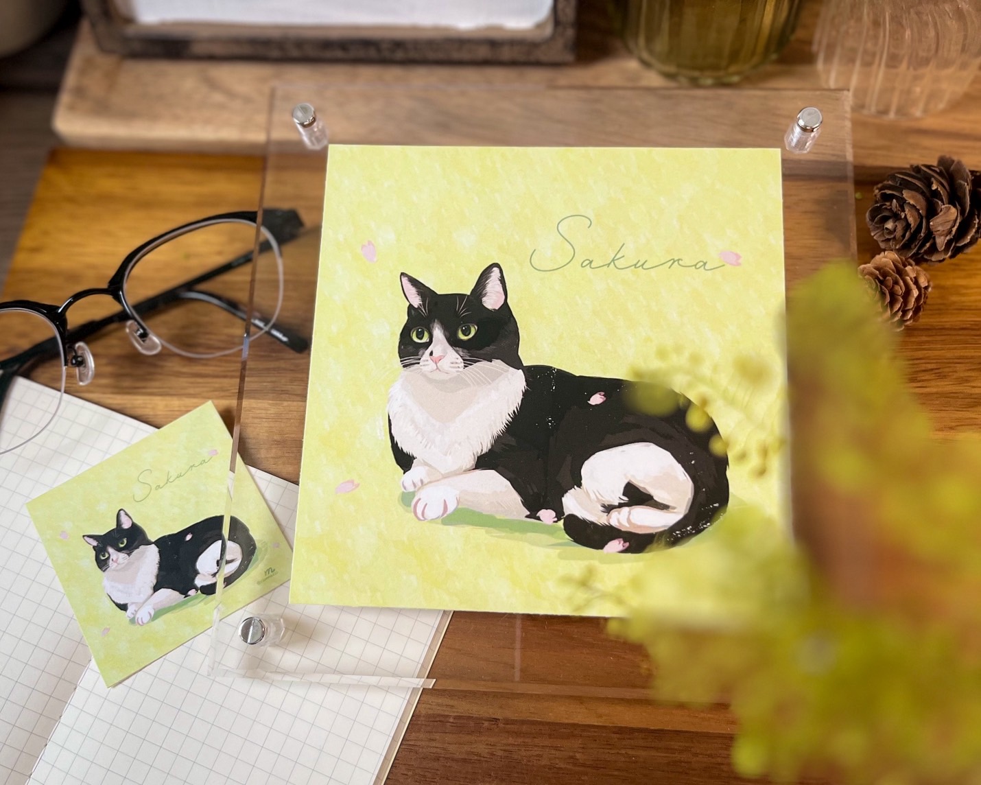 ◇猫ちゃん似顔絵オーダーno.136