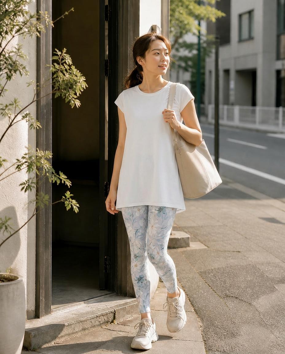 Yoga → morning cafe