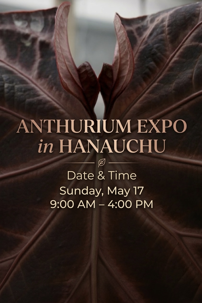 【告知】植物の聖地「花宇宙」に世界中のアンスリウムブリーダーが集結します