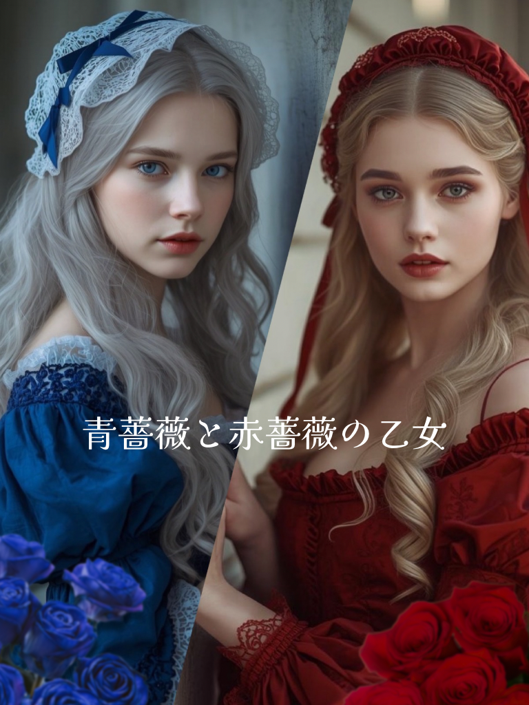 青薔薇と赤薔薇の乙女