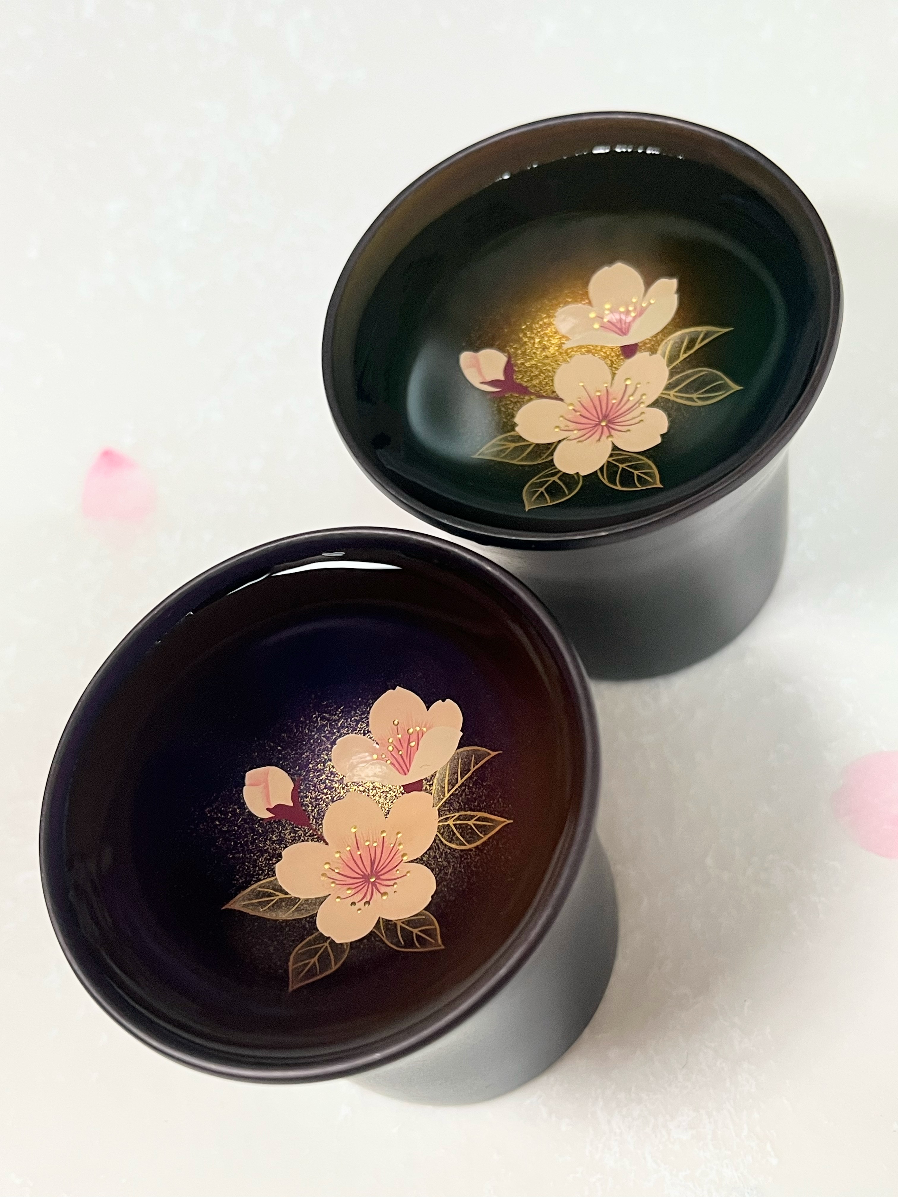 パリの桜お猪口