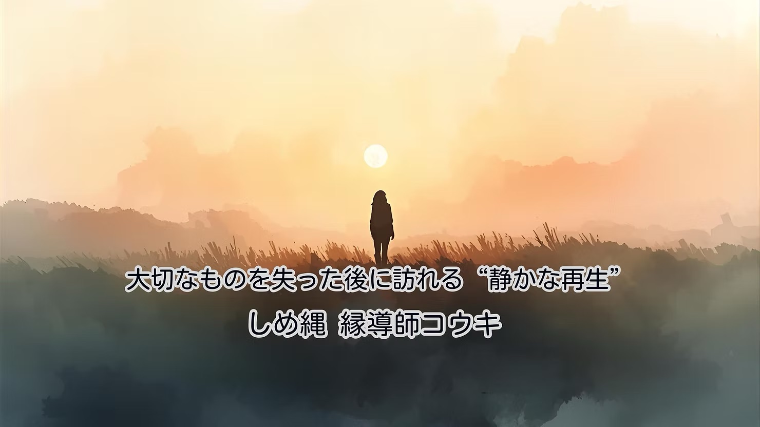 大切なものを失った後に訪れる“静かな再生”|しめ縄 縁導師コウキ