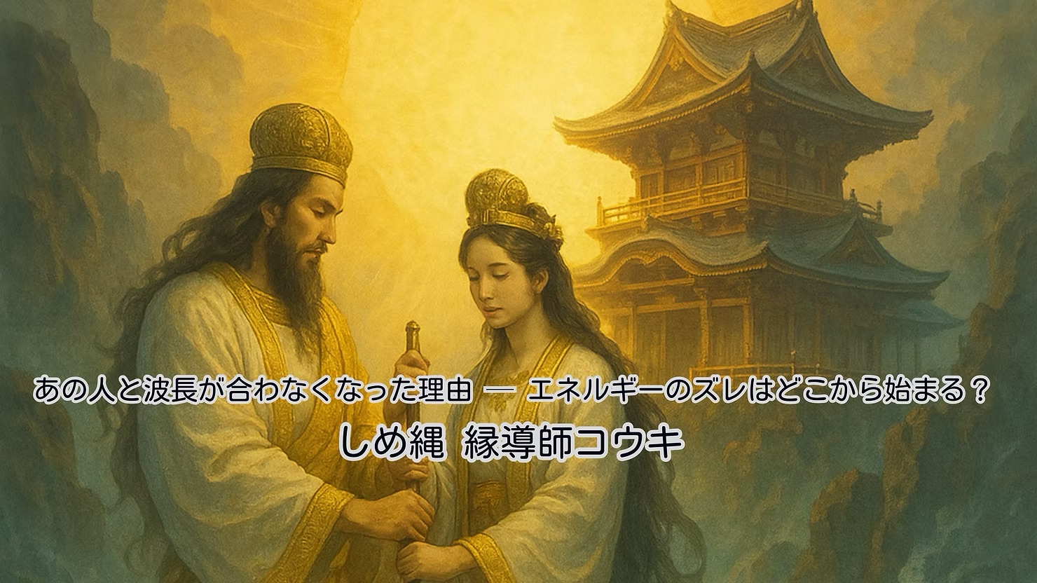あの人と波長が合わなくなった理由 ─ エネルギーのズレはどこから始まる?|しめ縄 縁導師コウキ