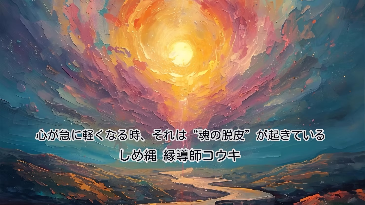 心が急に軽くなる時、それは“魂の脱皮”が起きている|しめ縄 縁導師コウキ