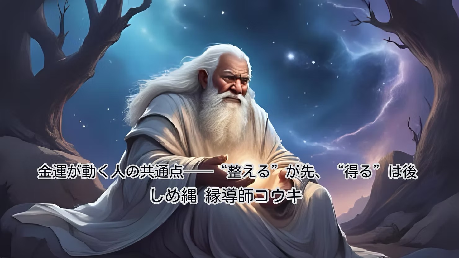金運が動く人の共通点──“整える”が先、“得る”は後|しめ縄 縁導師コウキ