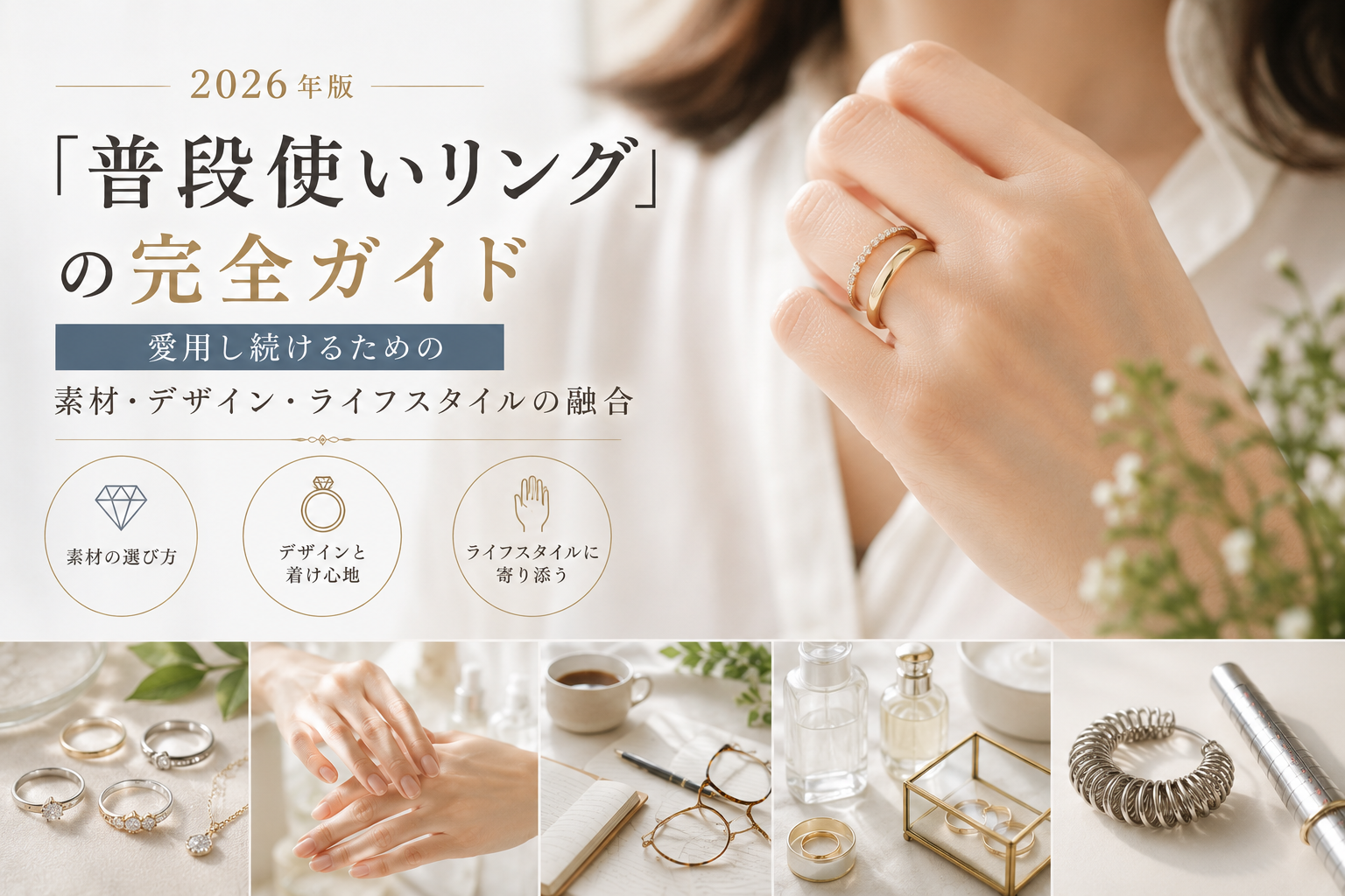 2026年版「普段使いリング」の新常識:愛用し続けるための素材・デザイン・ライフスタイルの融合