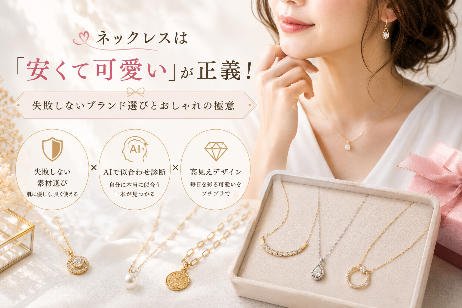 ネックレスは「安くて可愛い」が正義！失敗しないブランド選びとおしゃれの極意