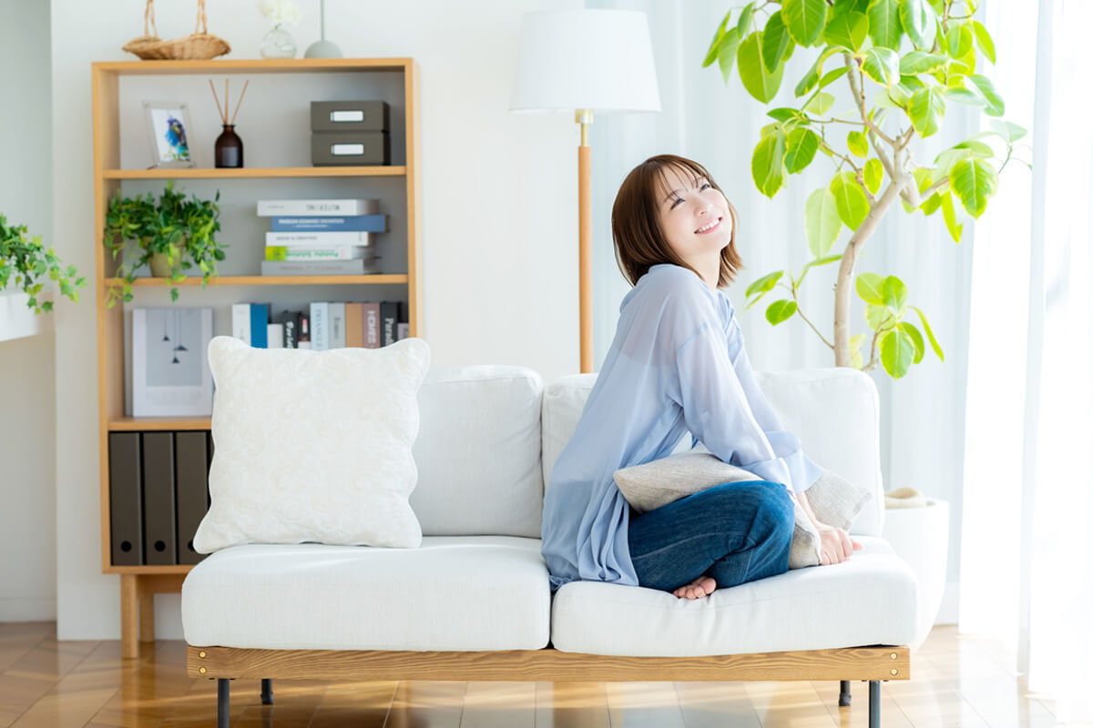 明るいリビングになるレイアウト