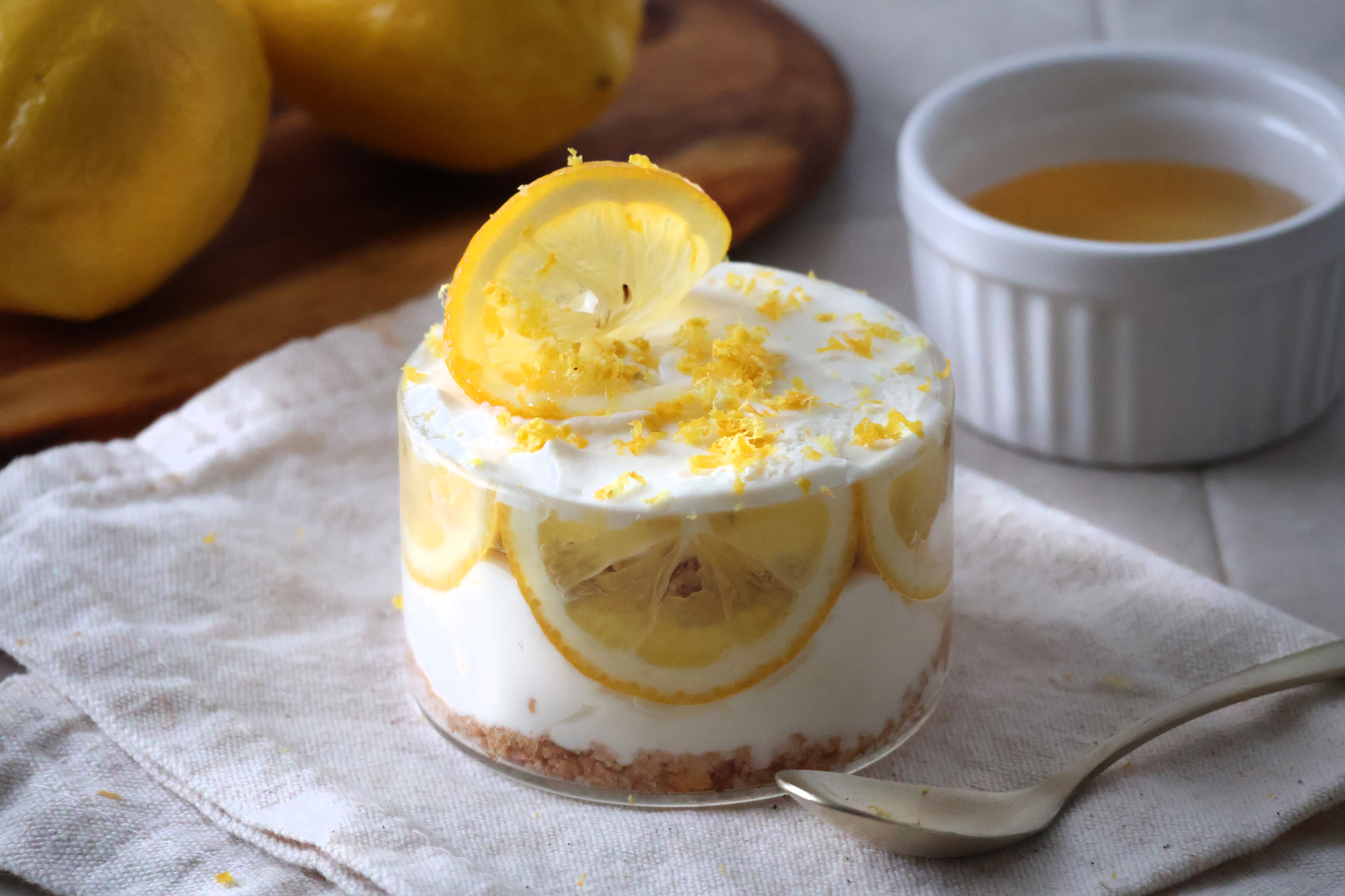 火を使わず20分！「はちみつレモンのティラミス」で爽やかティータイム