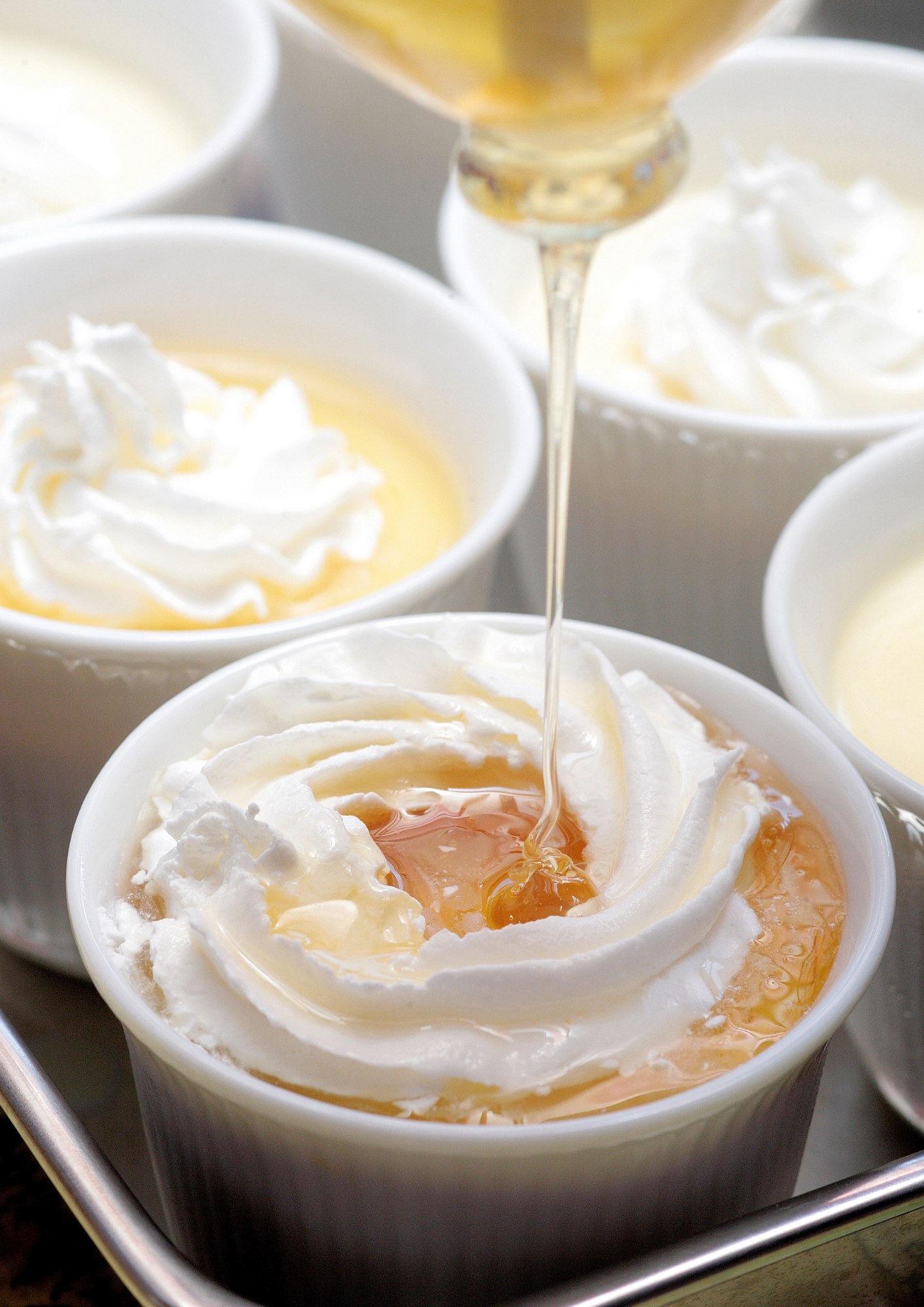 プリンとはちみつ