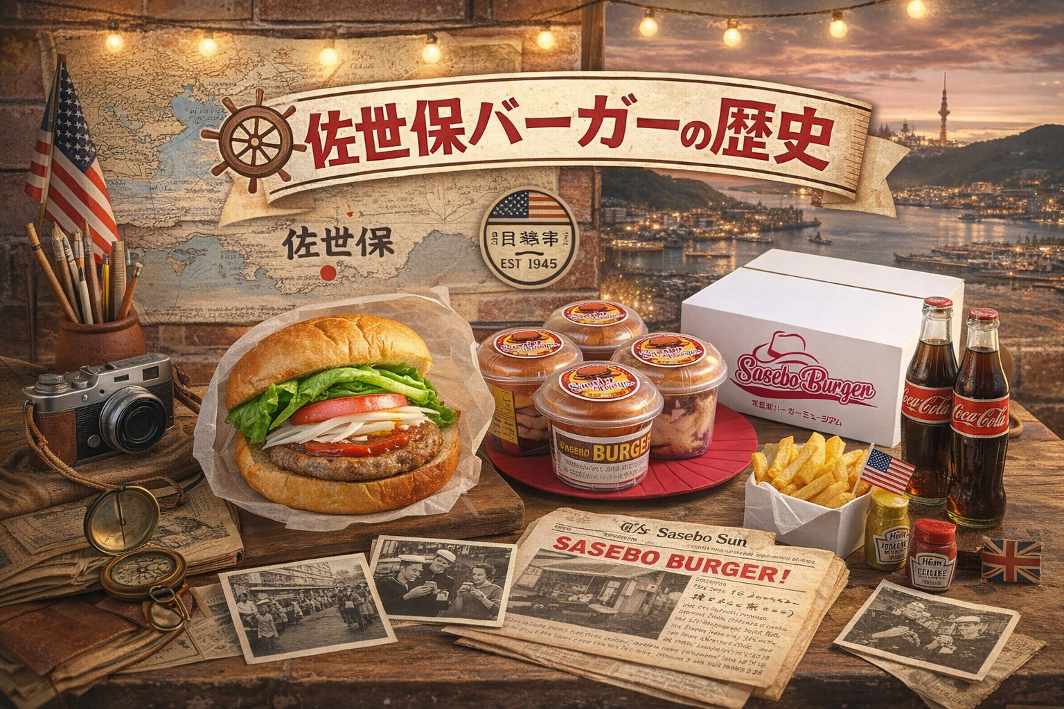 佐世保バーガーの歴史｜発祥の地・佐世保市から全国へ広がった物語【佐世保バーガーミュージアム公式】