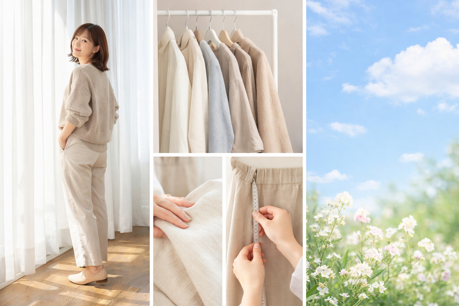 小柄×骨格ナチュラルでも今っぽい｜150cmオーナーが選ぶ“大人カジュアル・大人きれい系”服