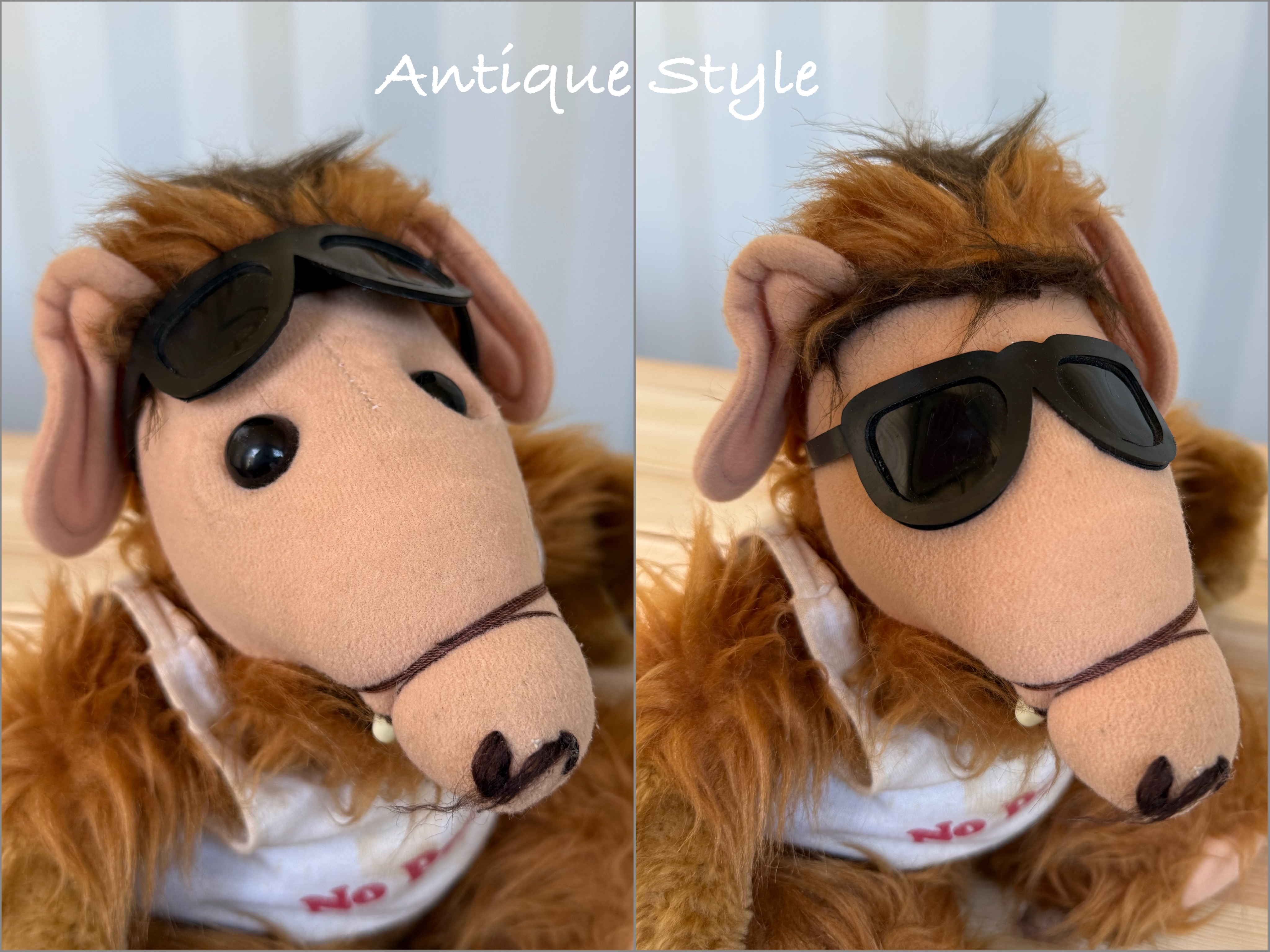 ⚫︎80sアルフ サングラスぬいぐるみ