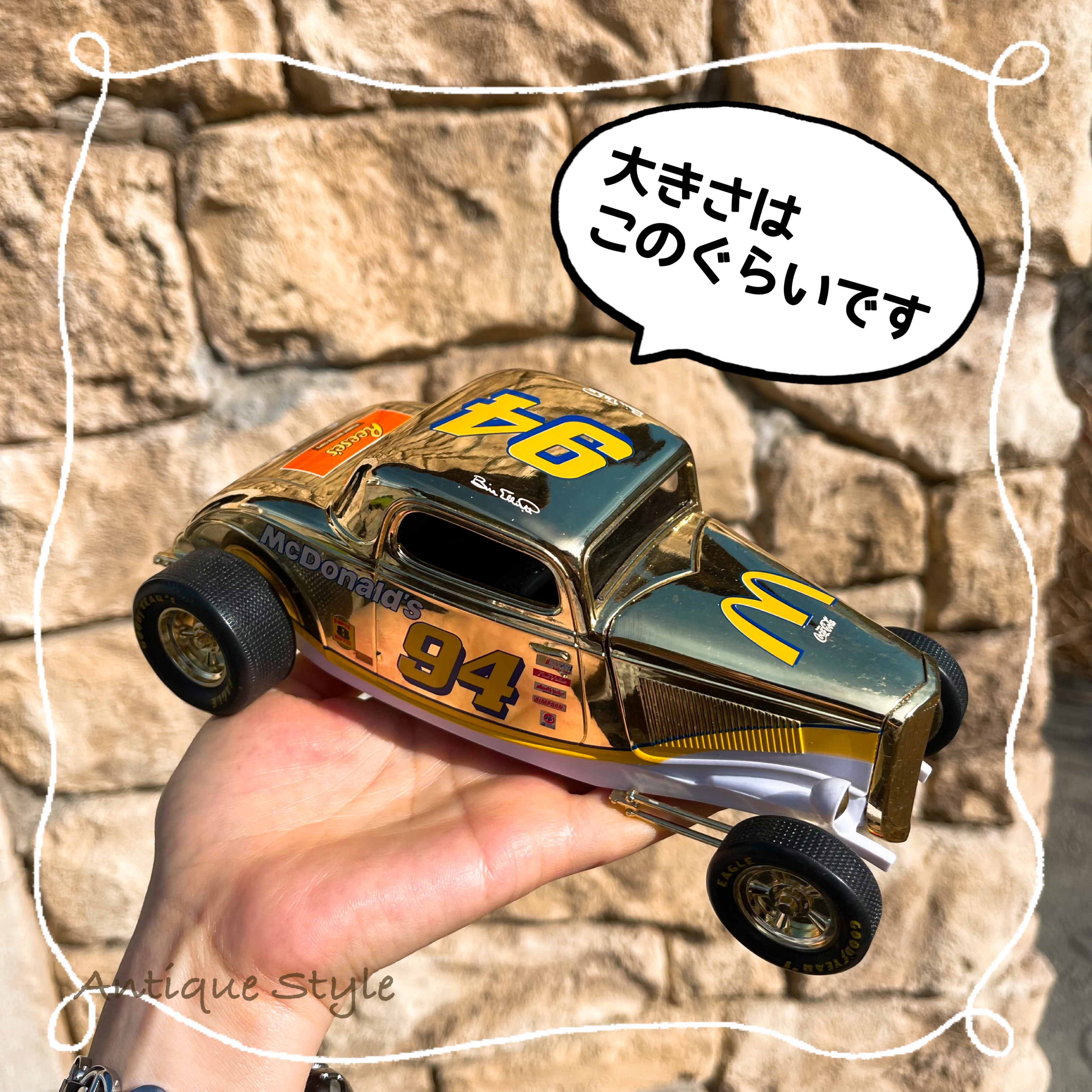 ⚫︎90s NASCAR50周年ゴールドミニカー