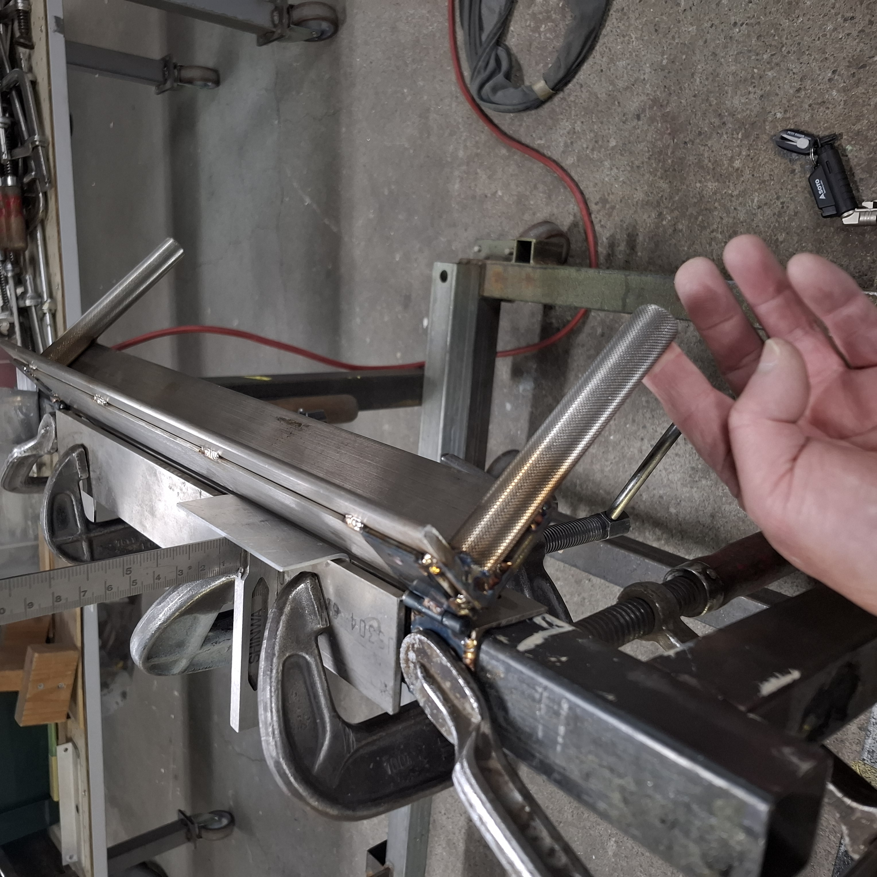 アルミプレート曲げ