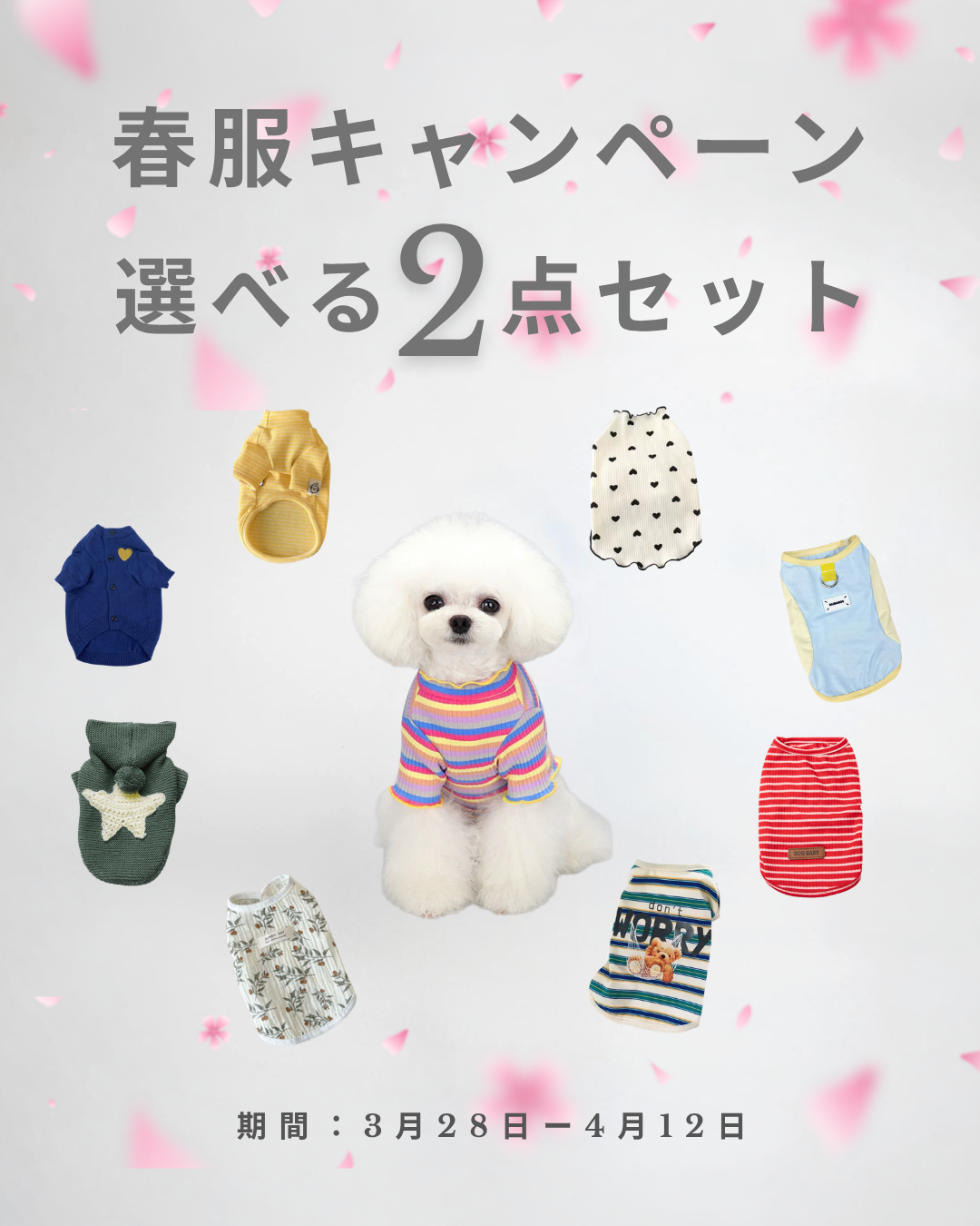 春服キャンペーン|選べる2点セット(春服特集限定)