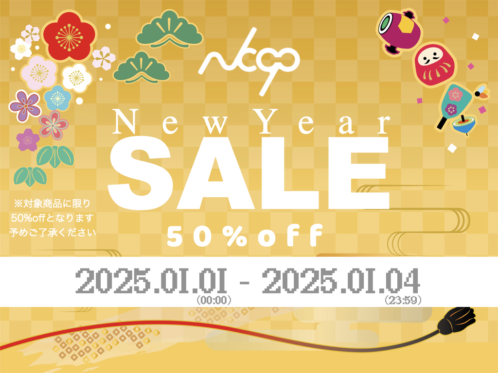 New Year SALE!! 50%off