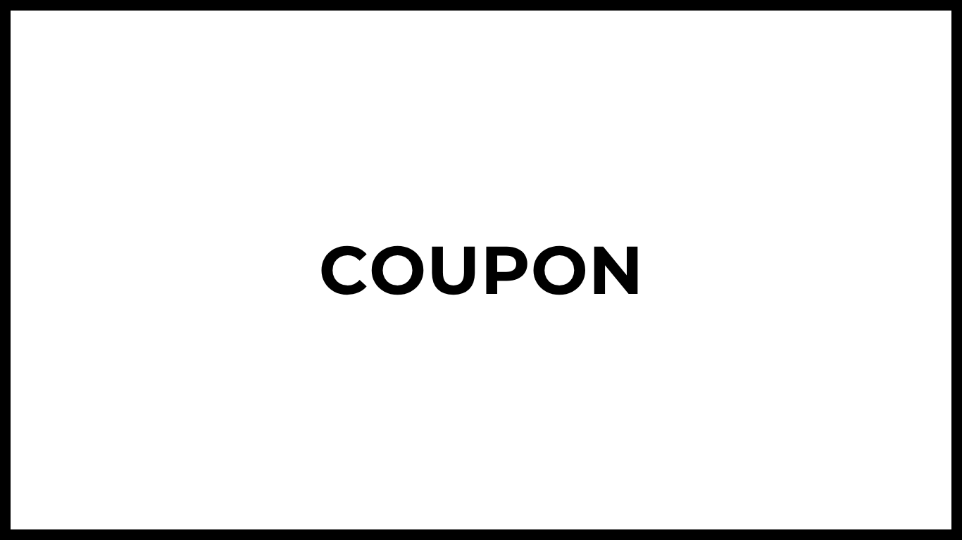 THANKS COUPON