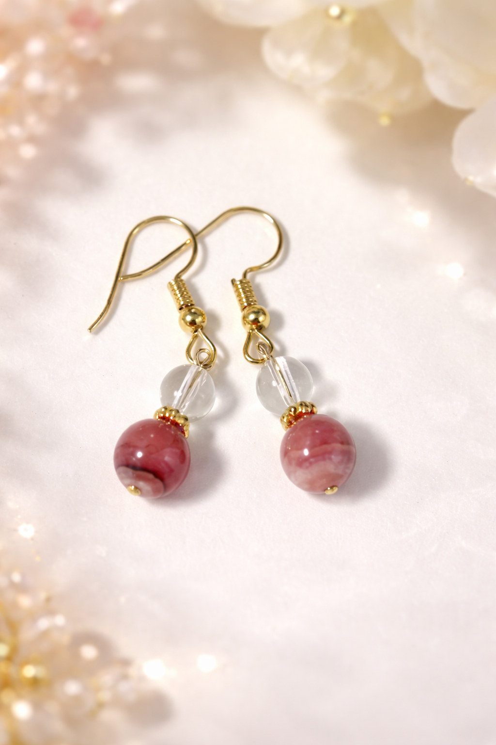 ♡ひな祭りクーポンを発行しました♡女性らしさアップ☆彡インカローズピアスが入荷