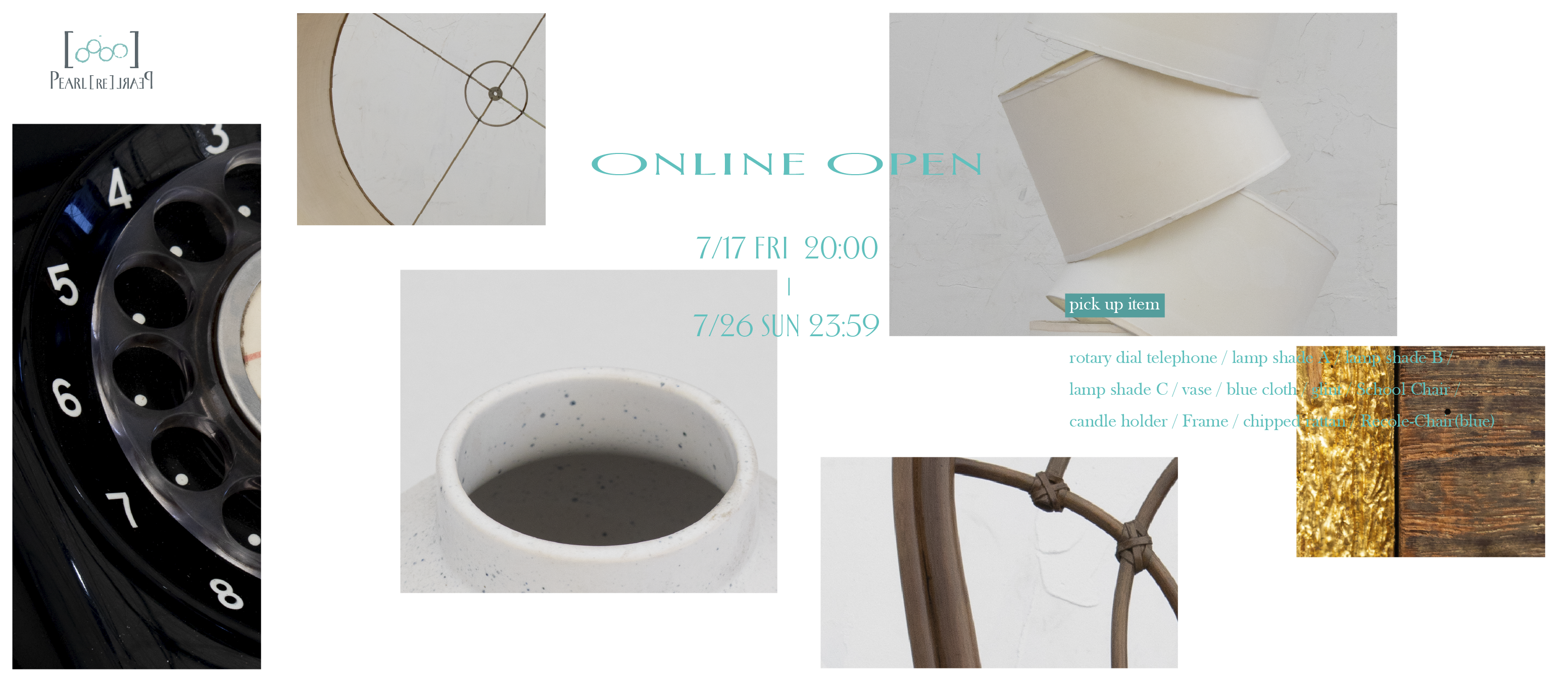 [July] online shop open